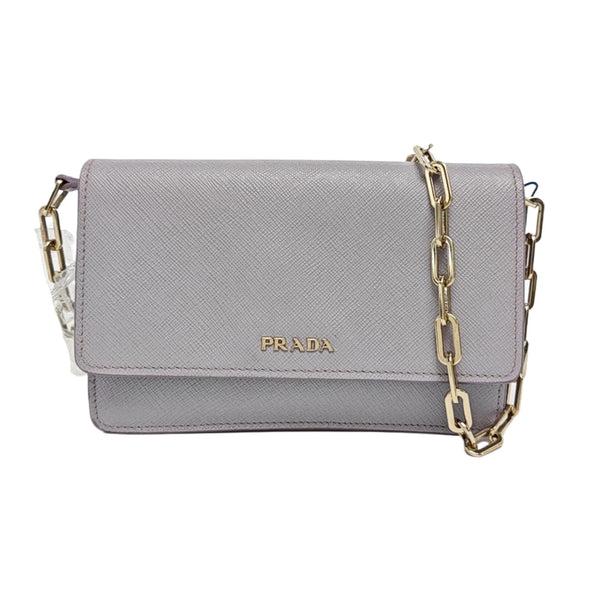 Fold Wallet Leather Purple