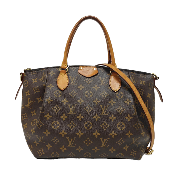 TURENNE GM Monogram Coated Canvas Brown