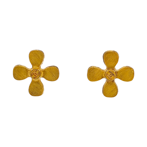 Metal Gold Stud Earrings