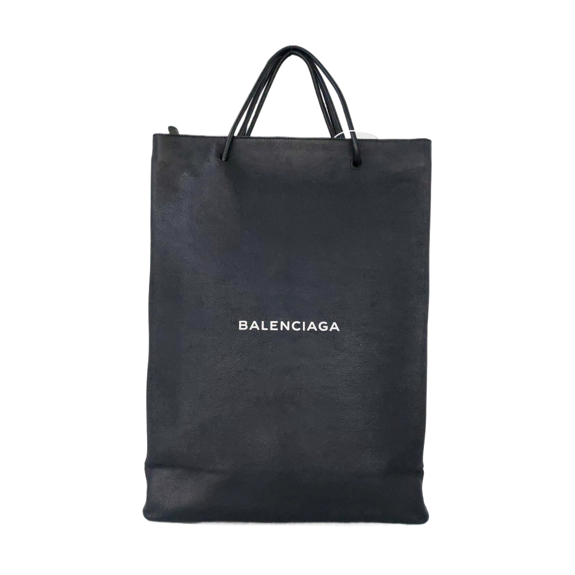 Shopping Bag Calfskin Black