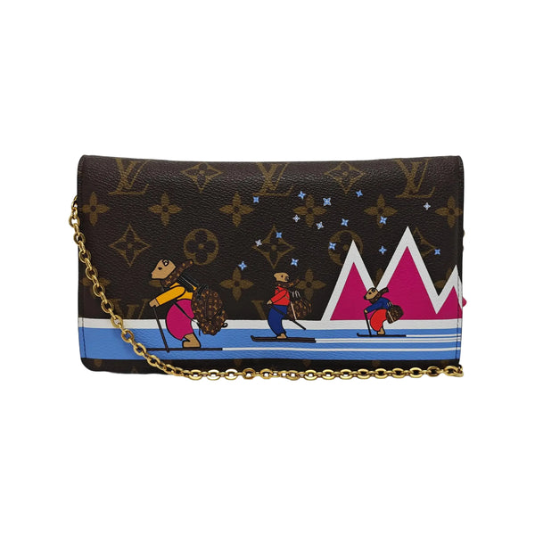 WEEK-END Monogram Coated Canvas Brown