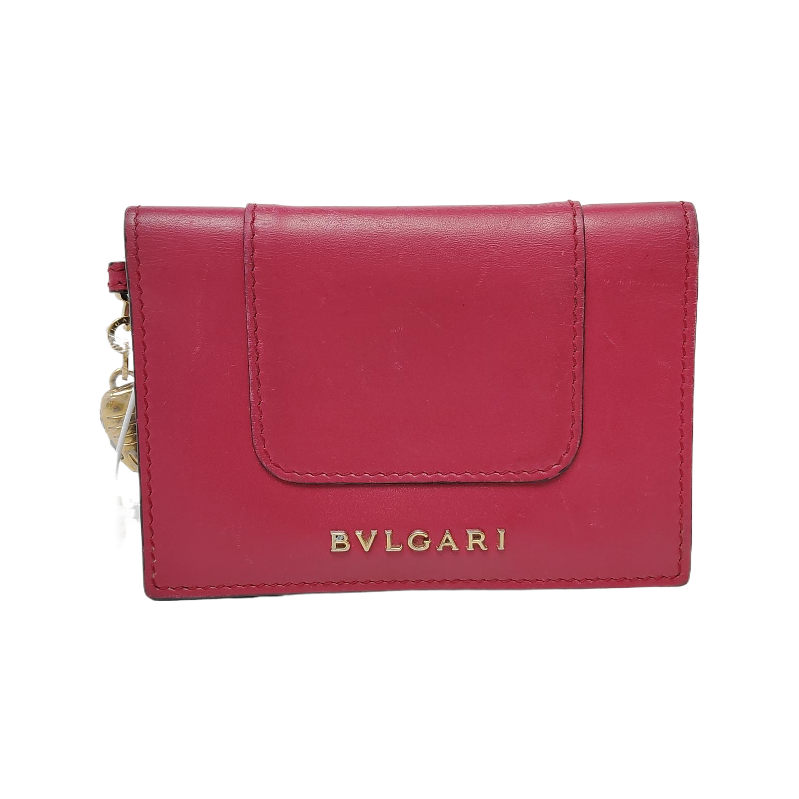 SERPENTI FOREVER Calfskin Red Wallet