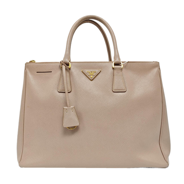 Authenticated pre-owned  Galleria Extra Large Saffiano Calfskin Pink - Top Handle Bag at Looply