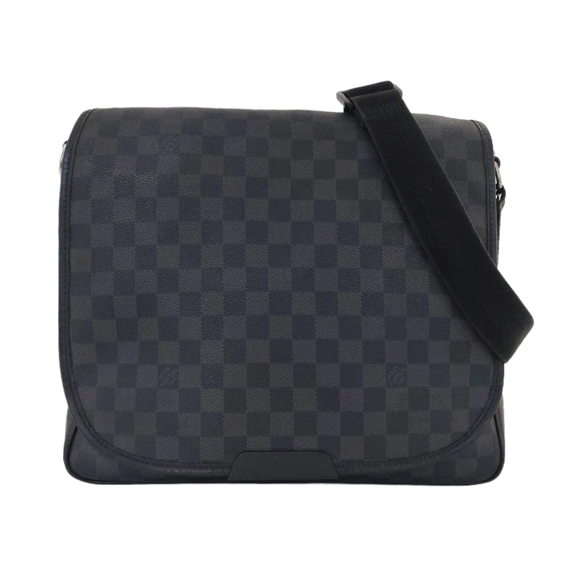 DANIEL Damier Graphite Coated Canvas Gray