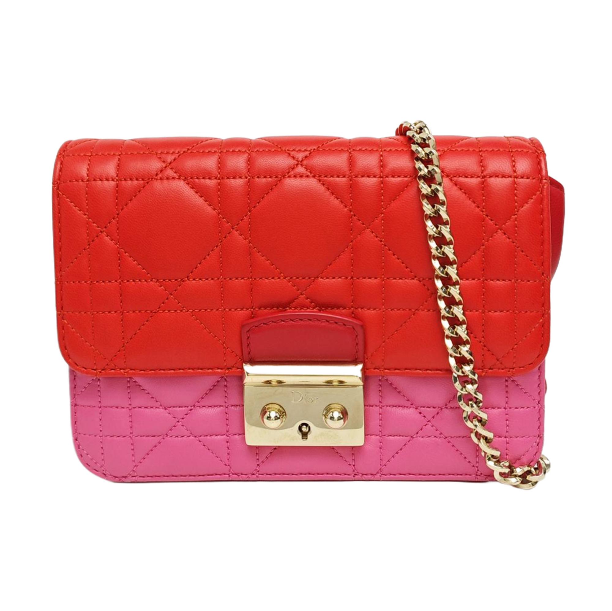 Miss Dior Cannage Lambskin Red