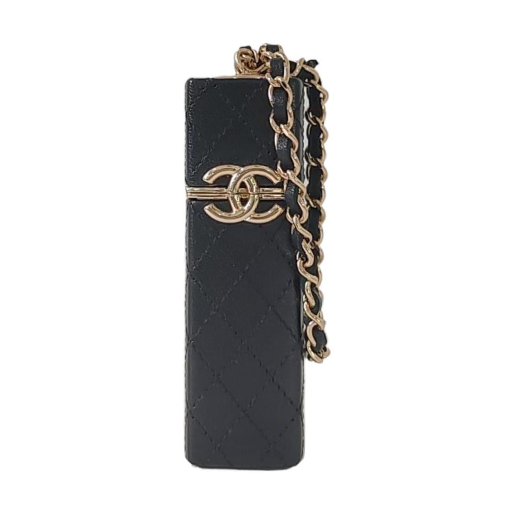 Quilted Lambskin Black