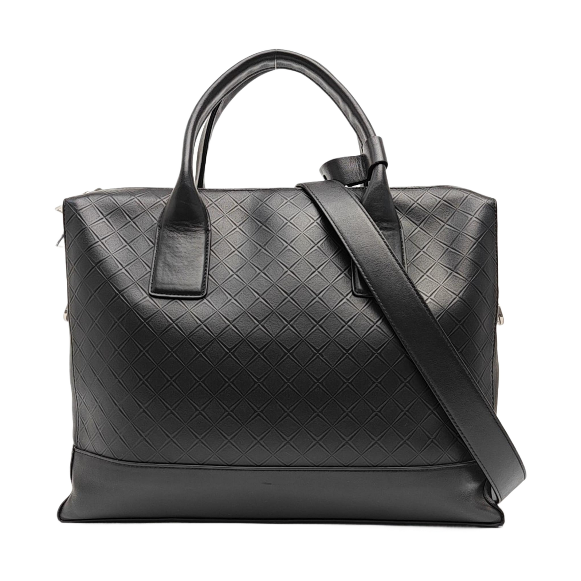 Calfskin Shoulder Bag Black