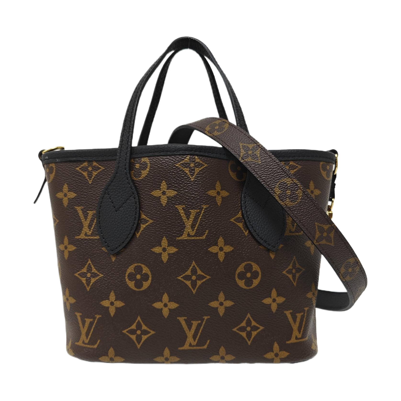 NEVERFULL BB Monogram Coated Canvas Brown