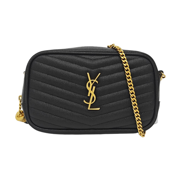 LOU Quilted Calfskin Black