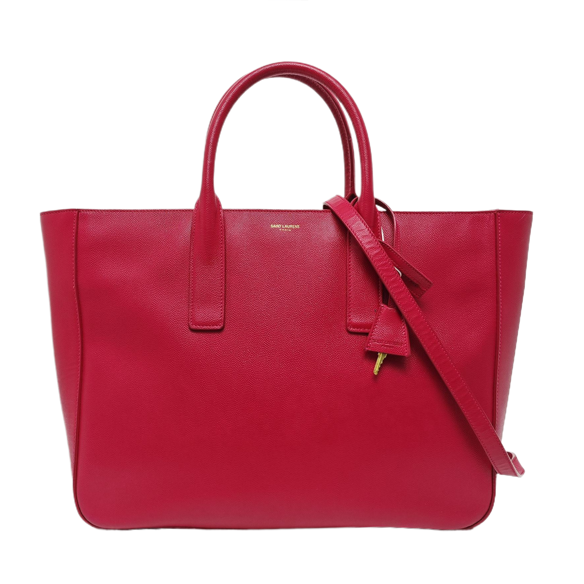 Calfskin Shoulder Bag Red