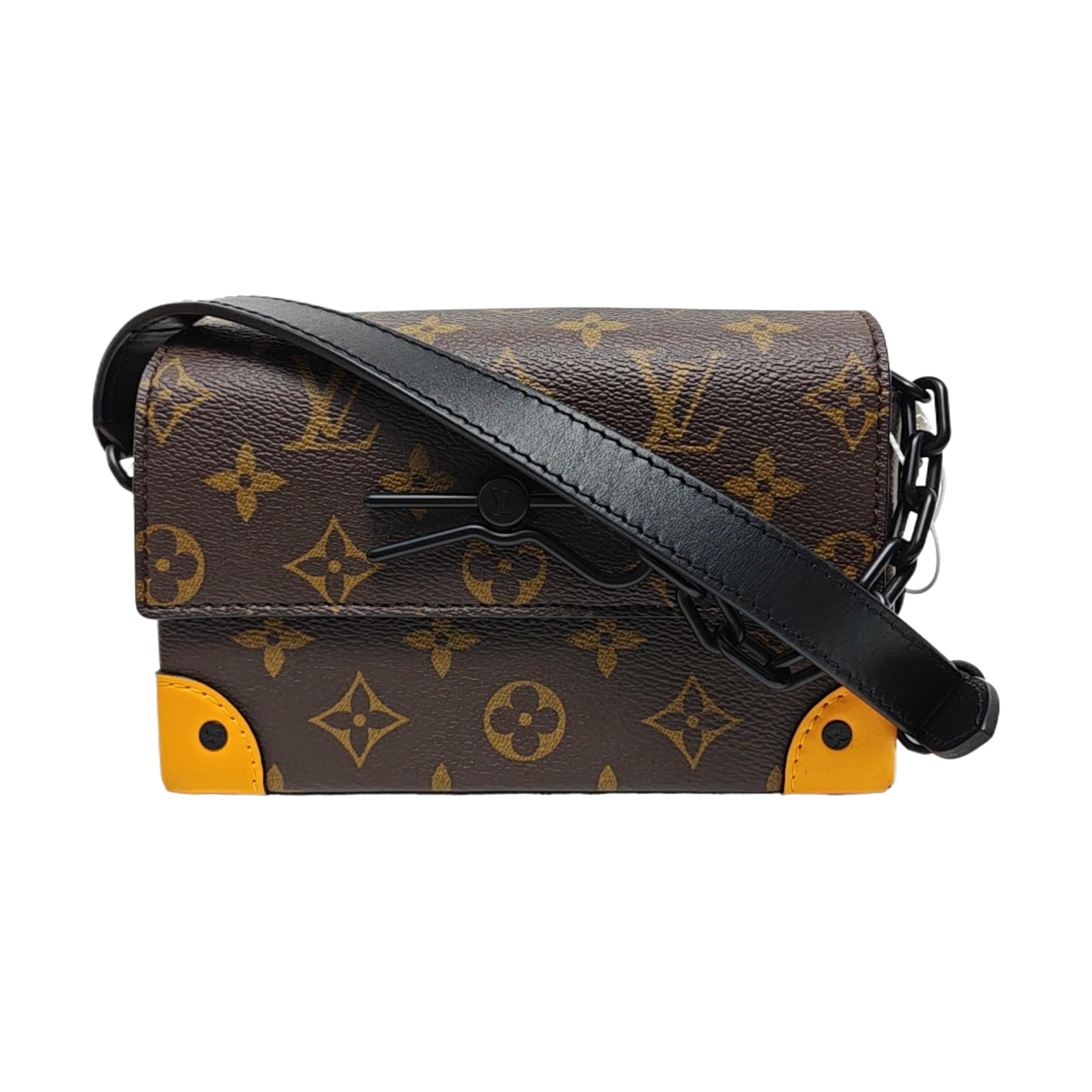 SOFT TRUNK Mini Monogram Coated Canvas Brown
