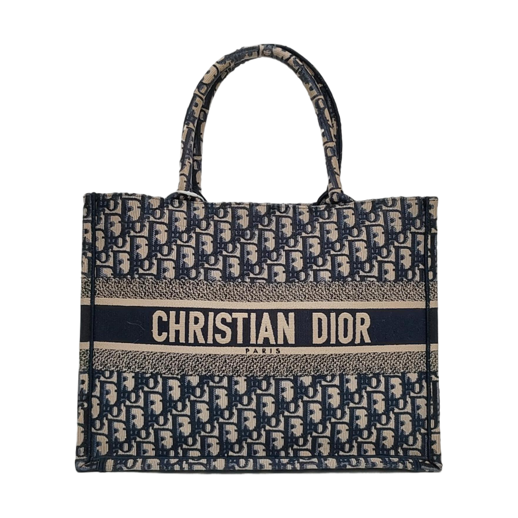 Book Tote Medium Canvas Blue