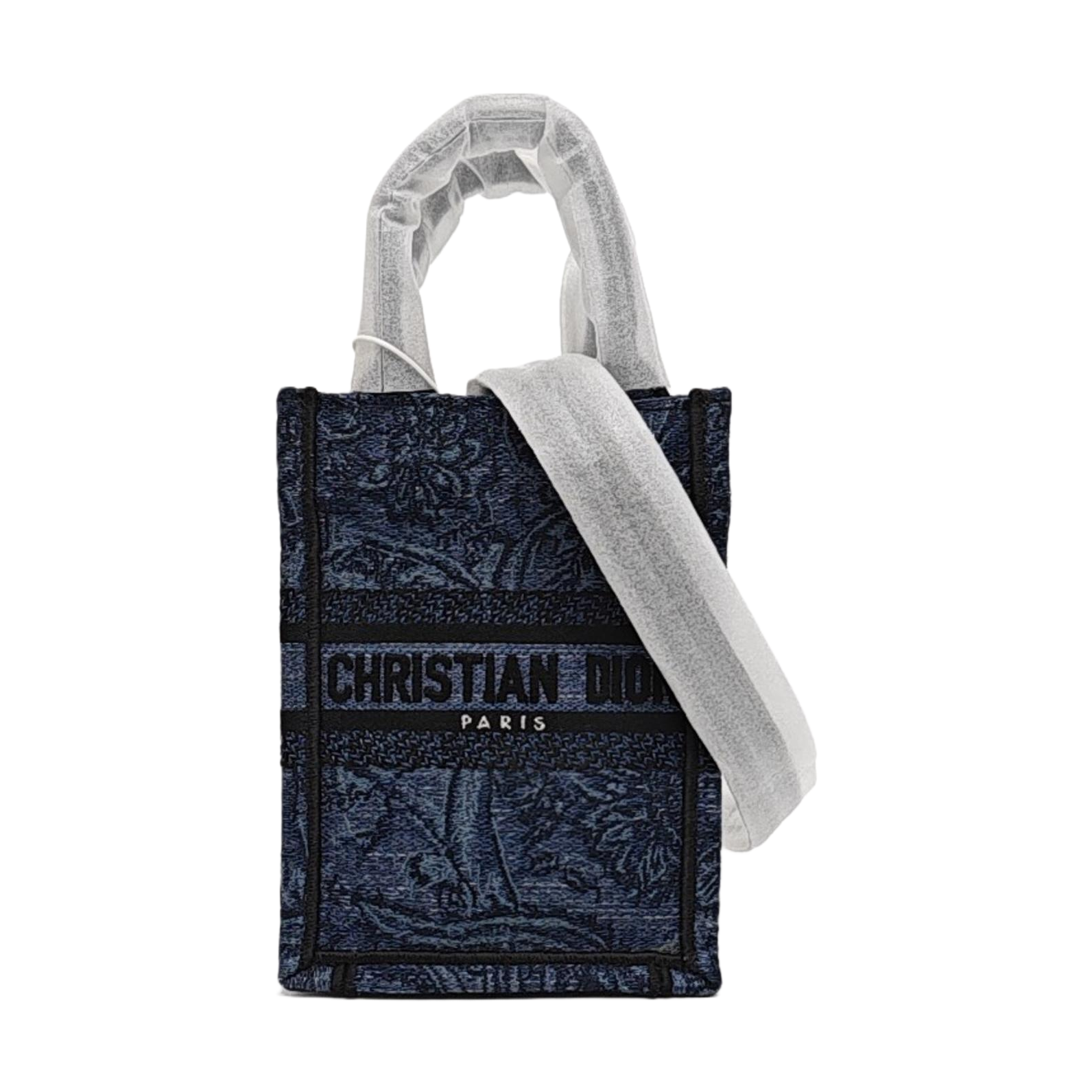 Authenticated pre-owned  Book Tote Mini Canvas Blue - Tote Bag at Looply