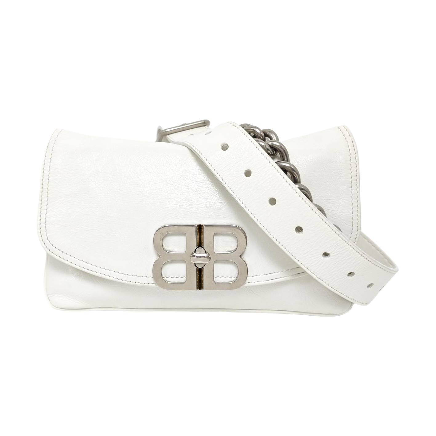 BB Small Calfskin White