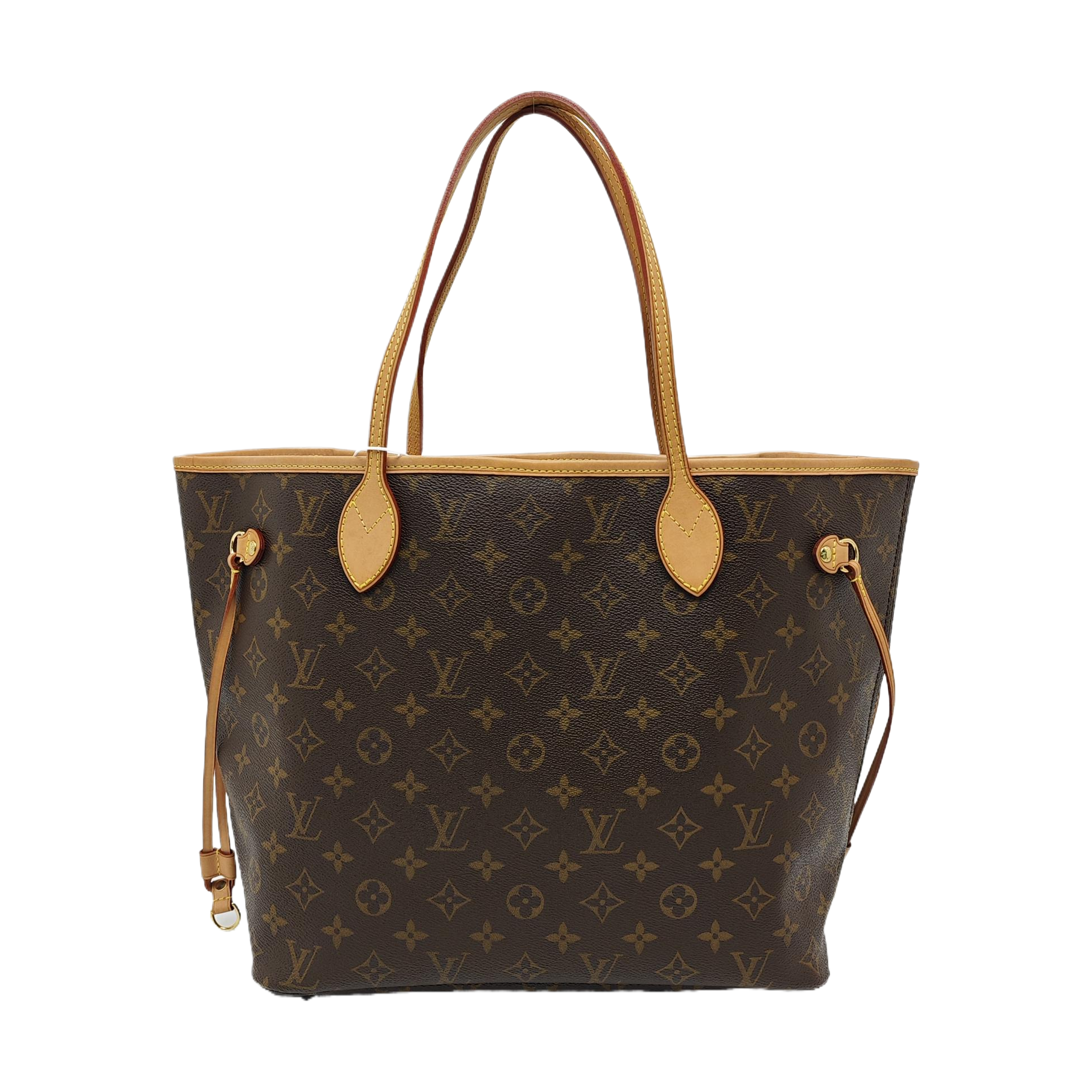 NEVERFULL MM Monogram Coated Canvas Brown
