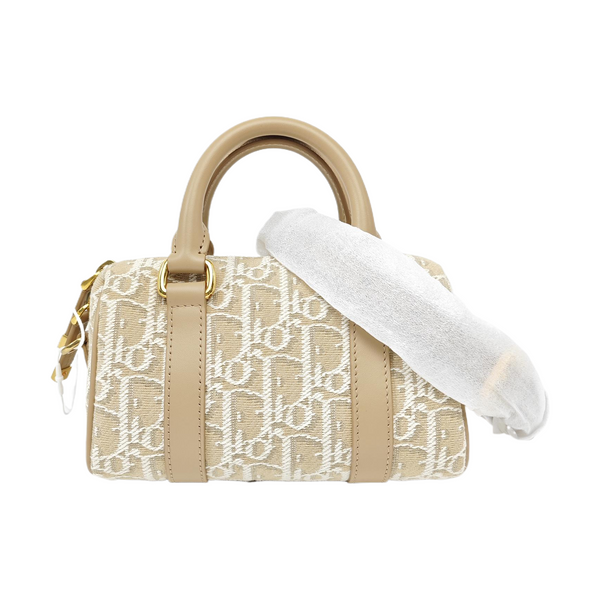 Boston Oblique Canvas Beige