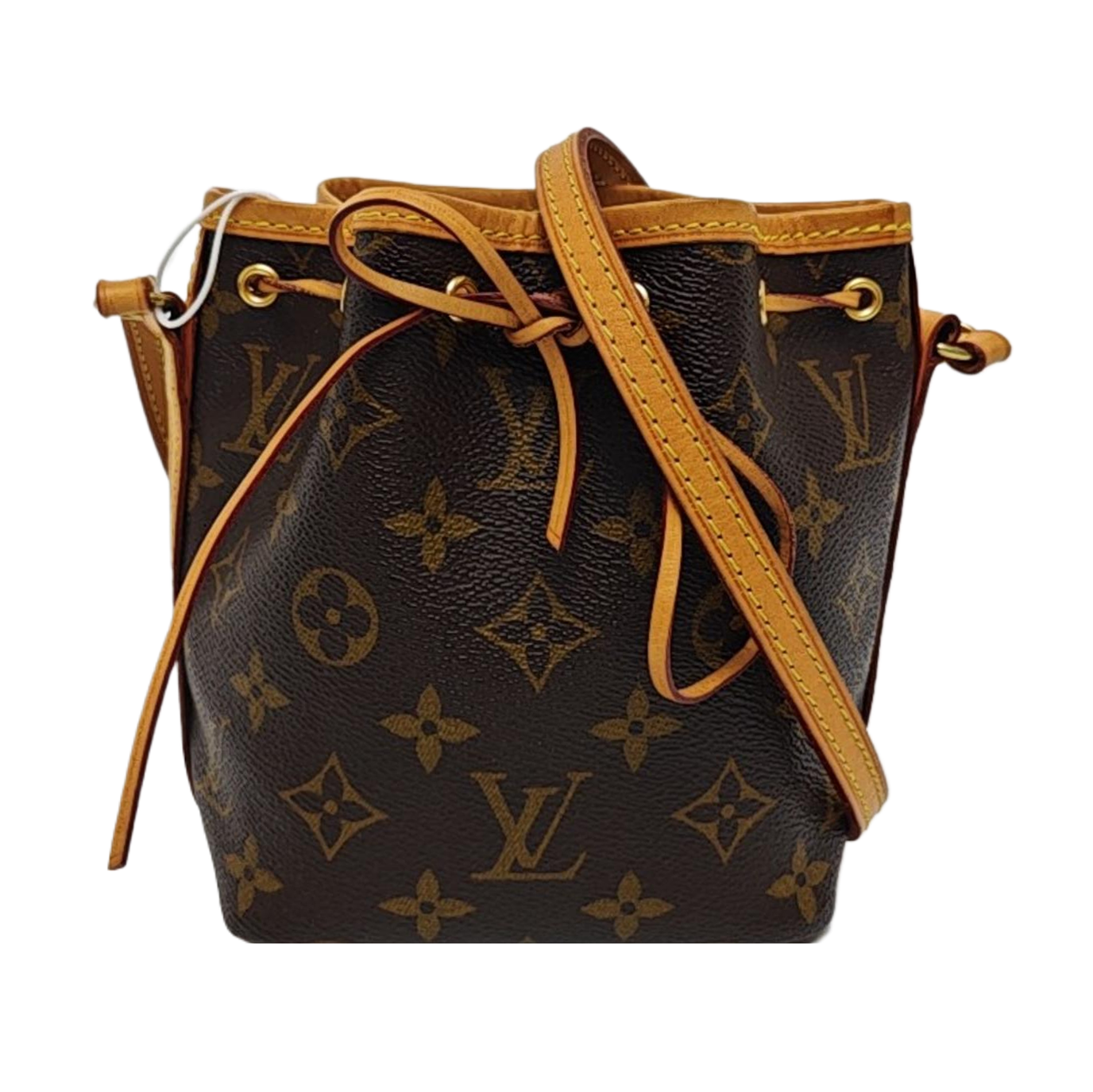 NÉONOÉ Nano Monogram Coated Canvas Brown