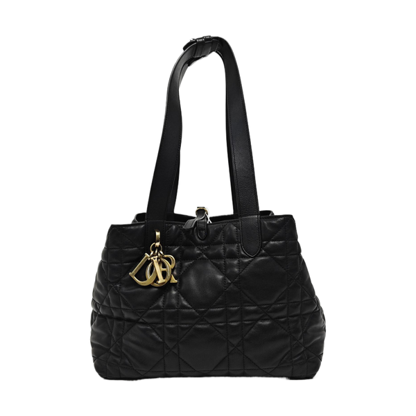 Toujours Medium Cannage Calfskin Black