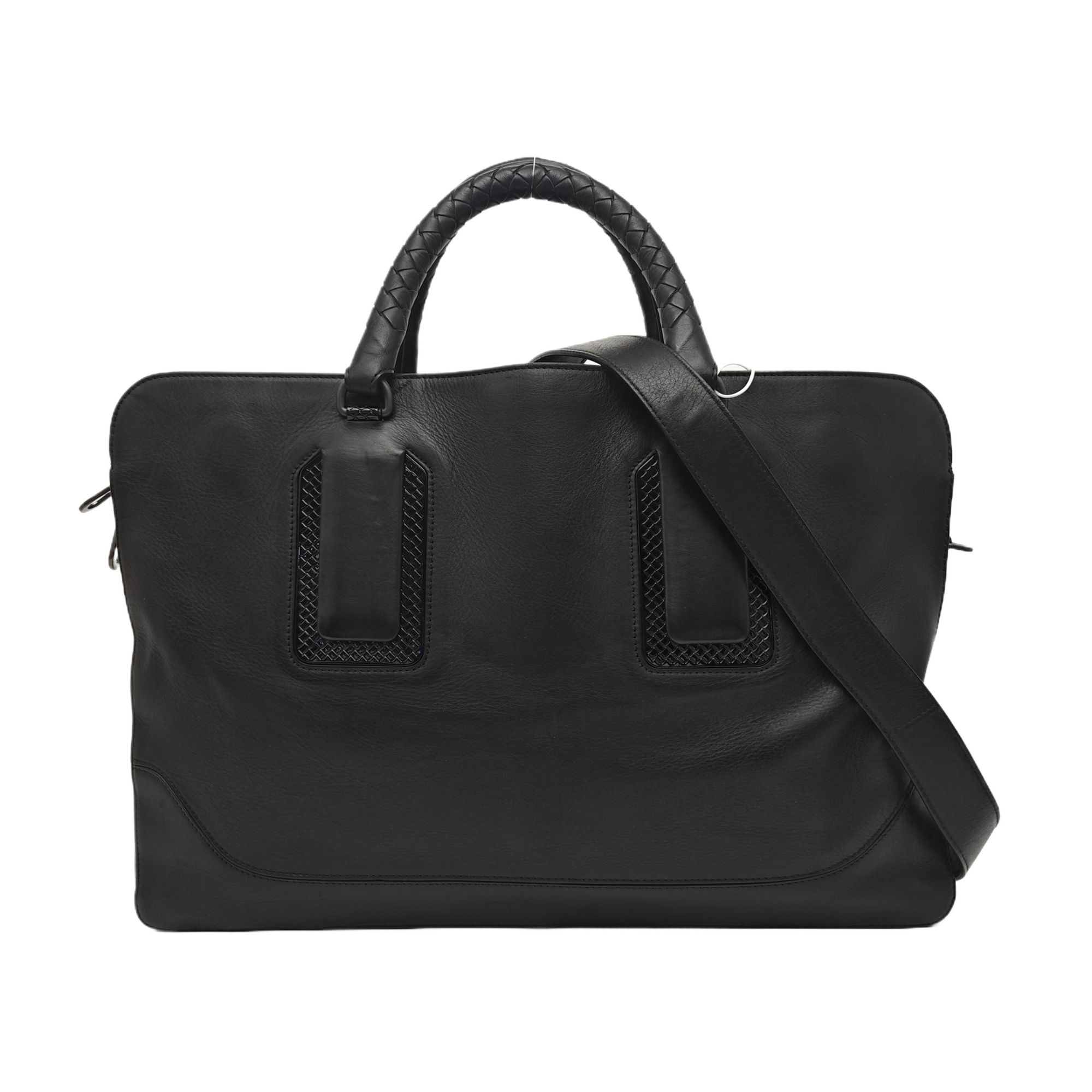 Calfskin Shoulder Bag Black