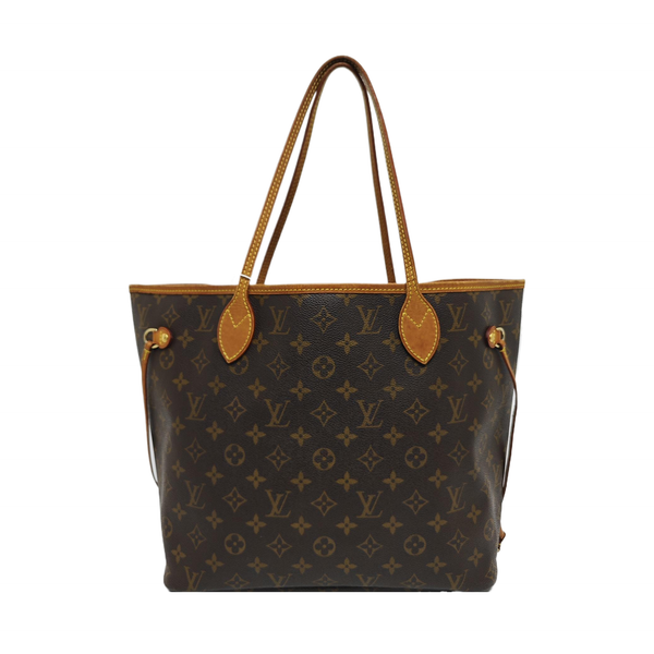 NEVERFULL MM Monogram Coated Canvas Brown