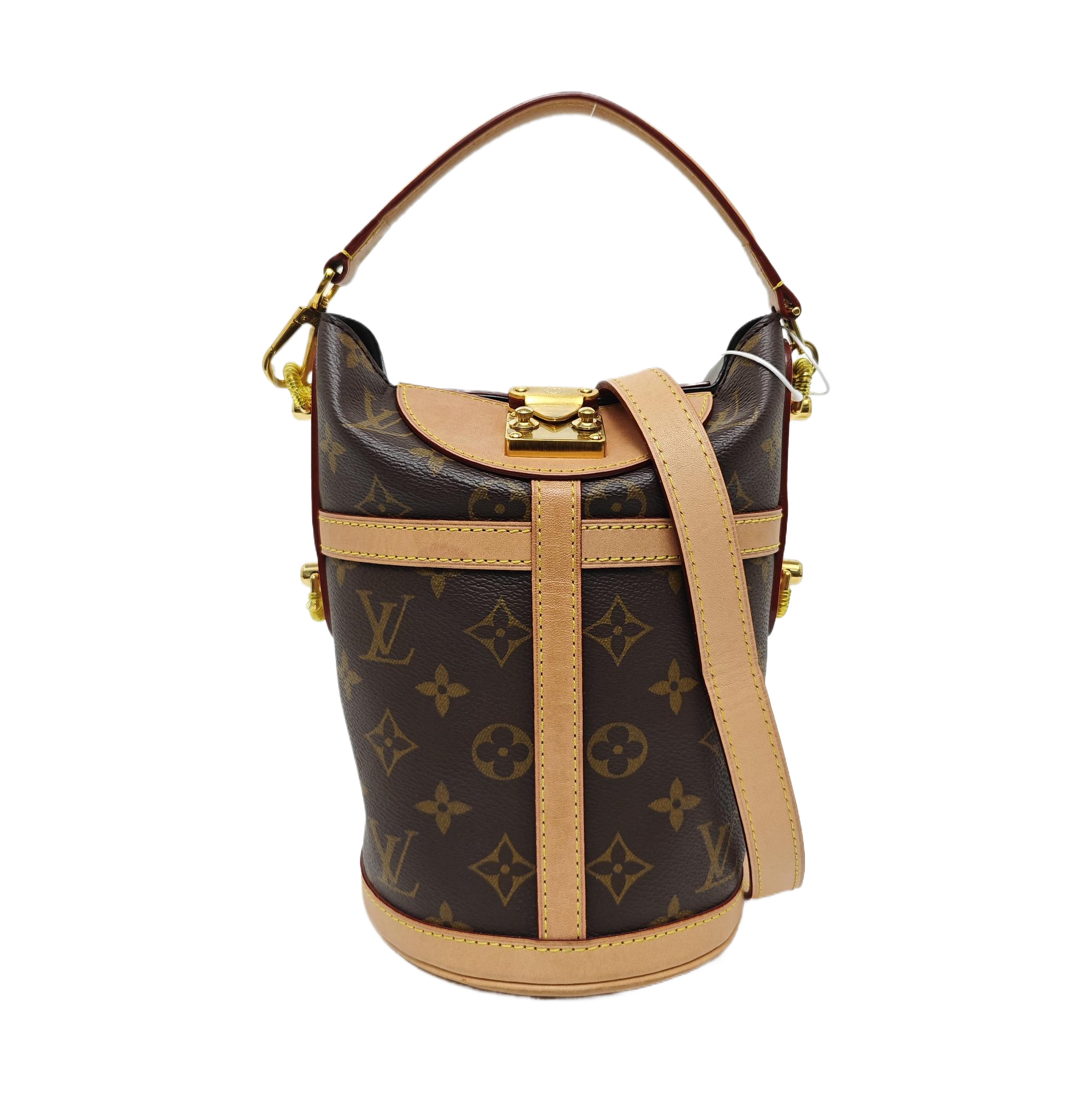 DUFFLE Monogram Coated Canvas Brown