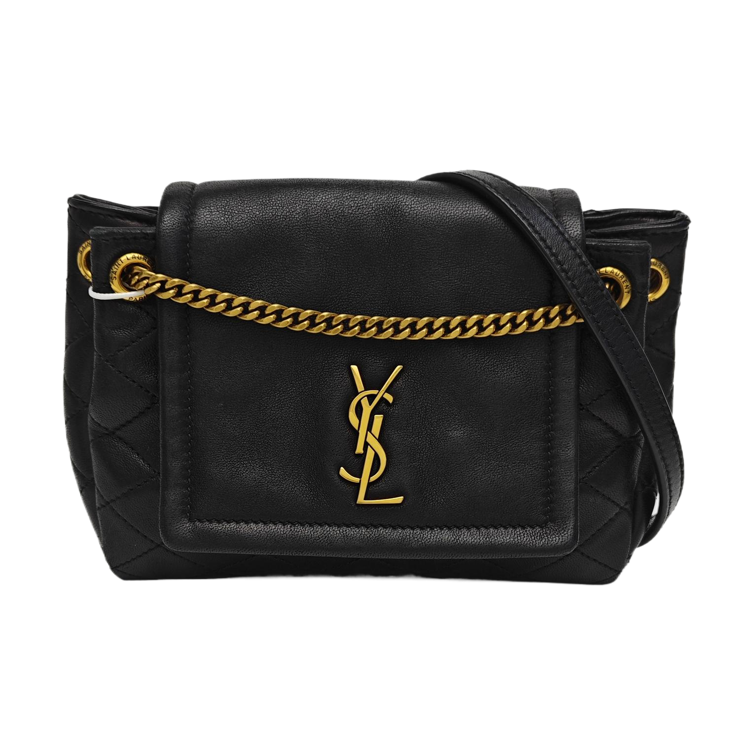 NOLITA Mini Quilted Lambskin Black