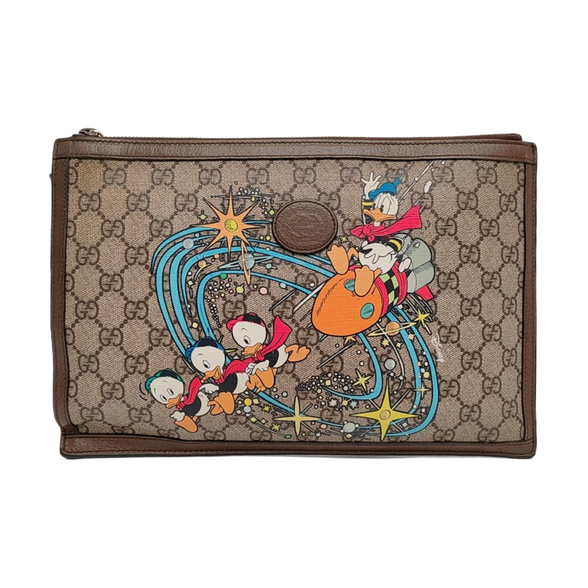 Disney X Gucci Monogram Coated Canvas Beige