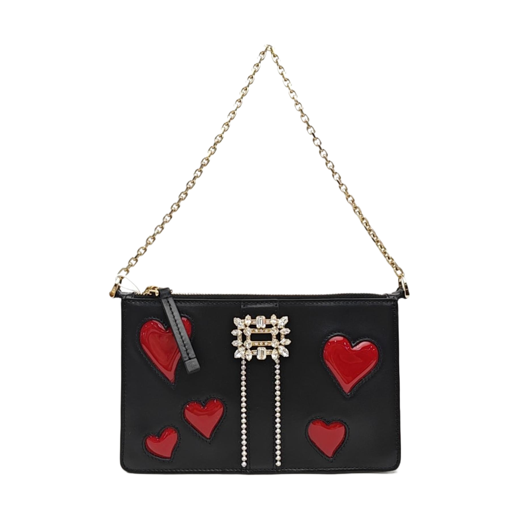 Calfskin Top Handle Bag Black