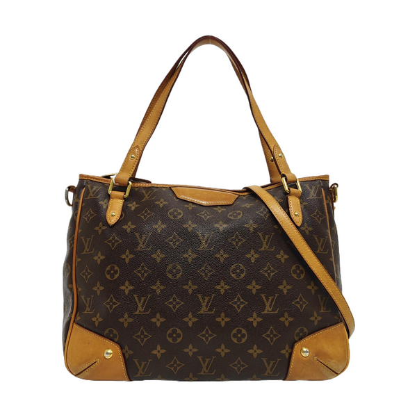 RETIRO GM Monogram Coated Canvas Brown