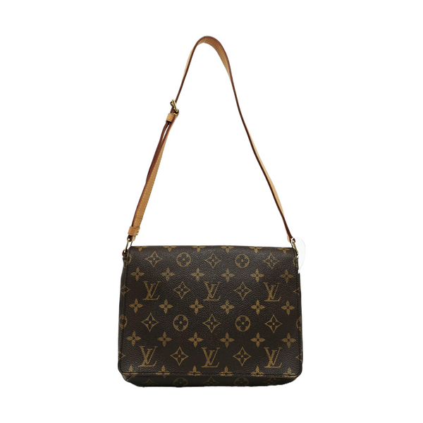 MUSETTE TANGO Monogram Coated Canvas Brown