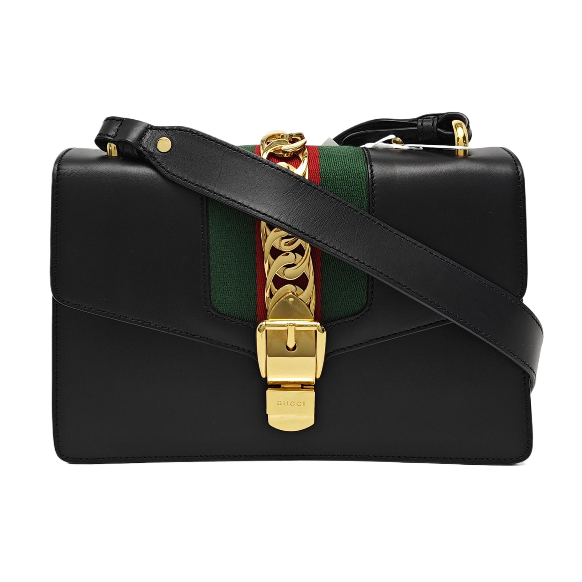 Sylvie Small Calfskin Black