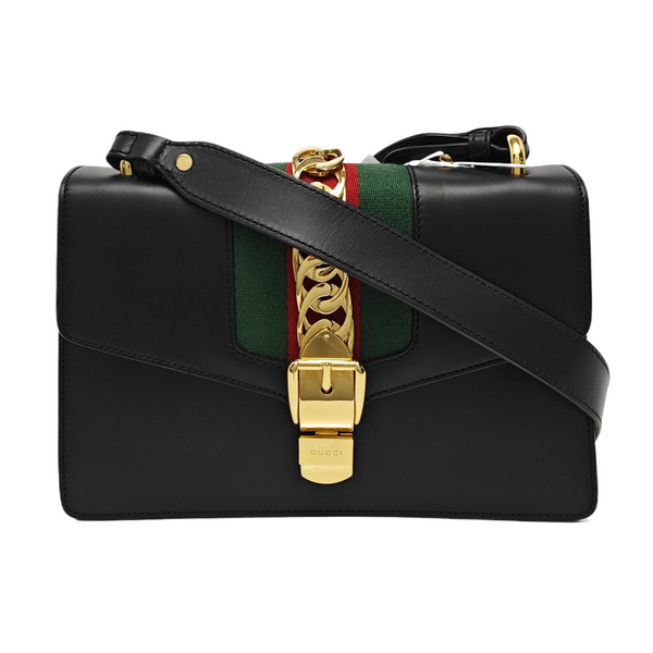 Sylvie Small Calfskin Black