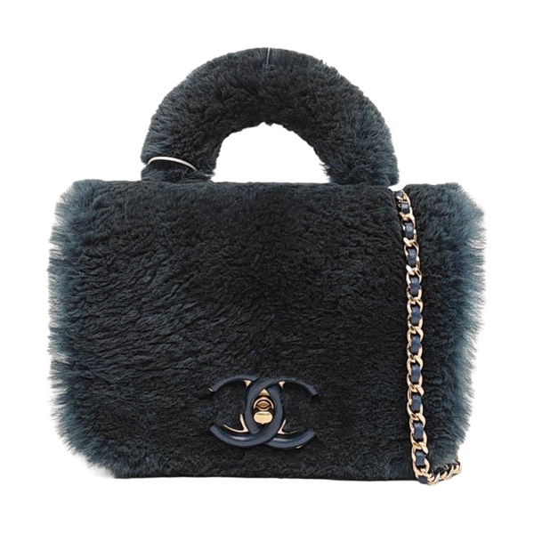 Small Rabbit Fur Blue