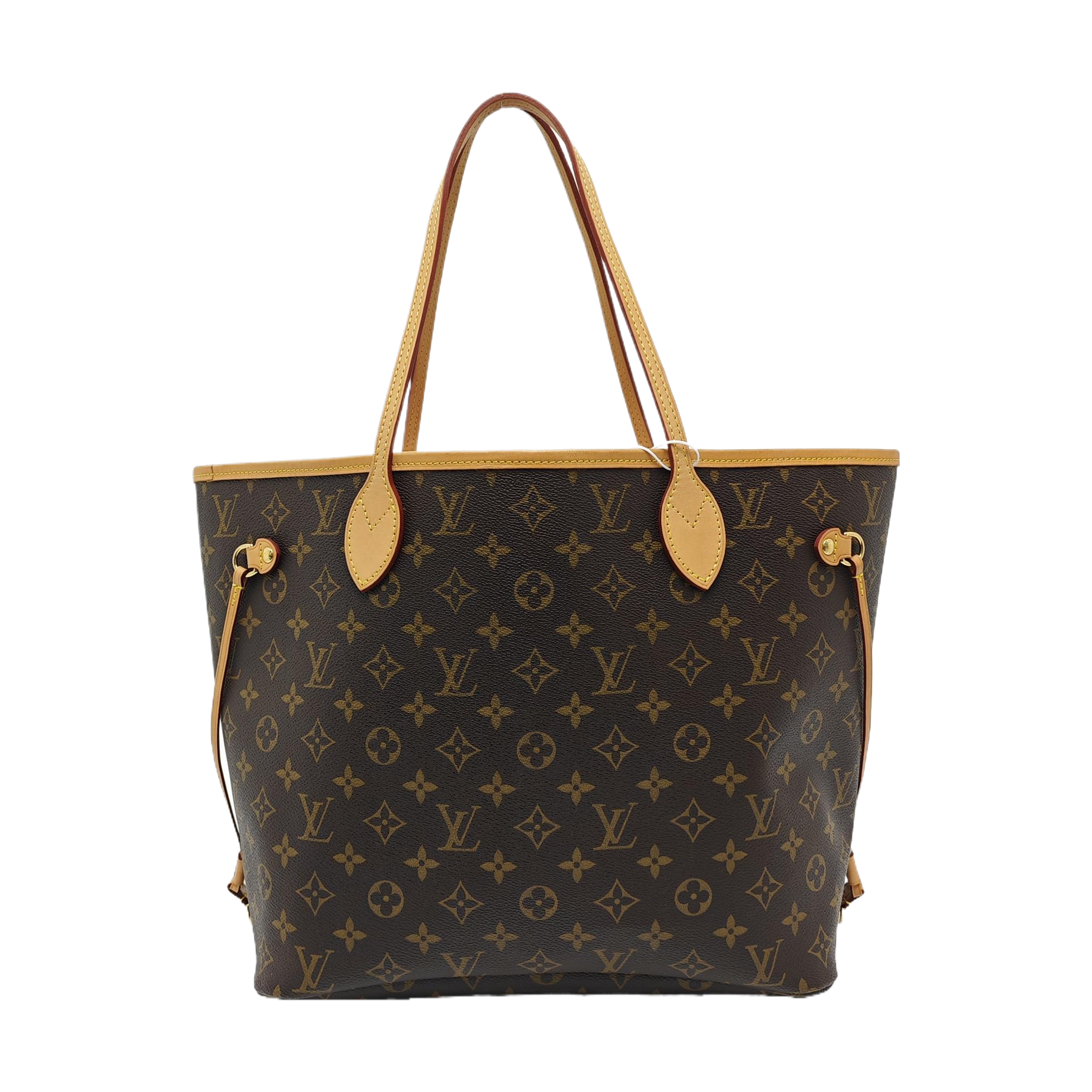 NEVERFULL MM Monogram Coated Canvas Brown
