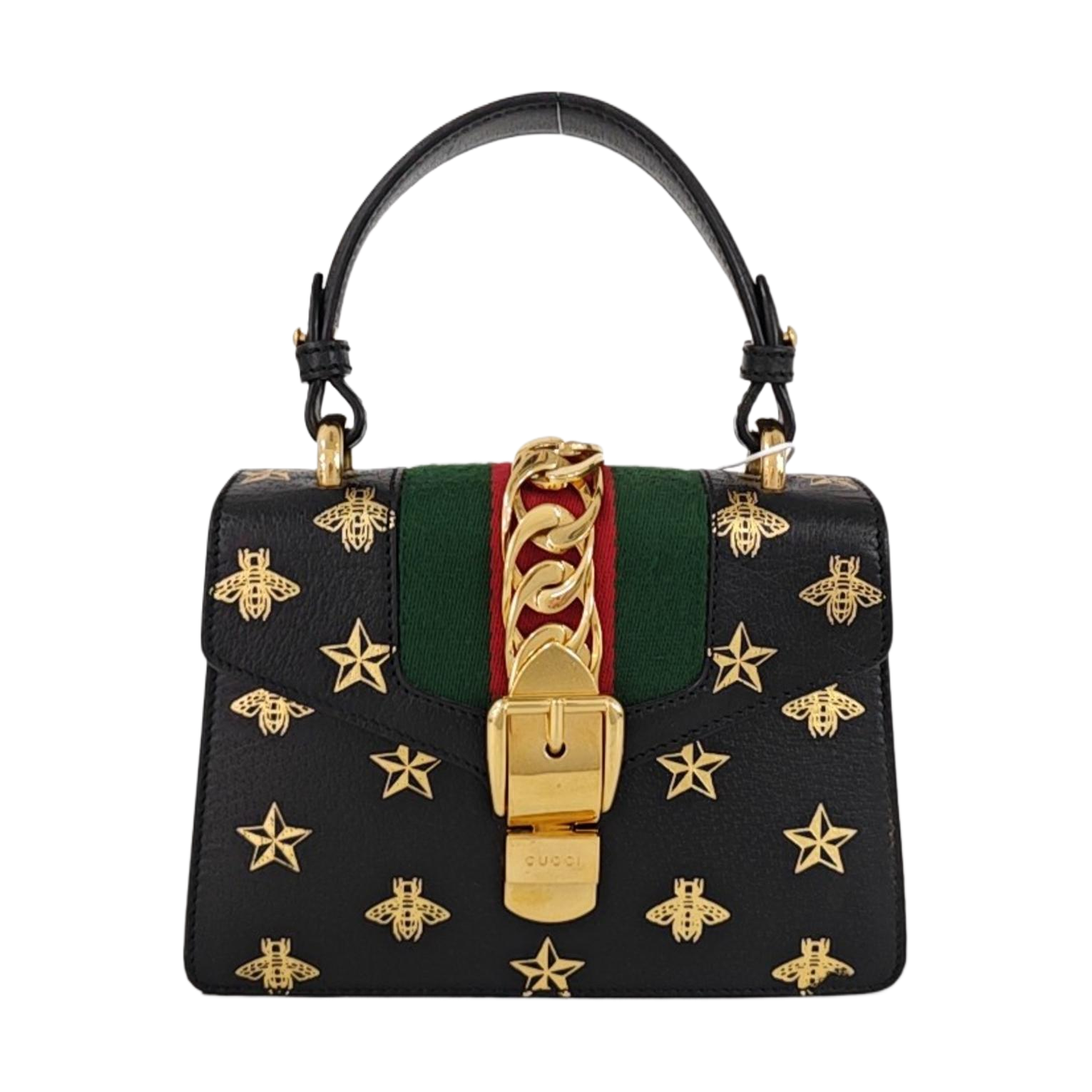Sylvie Mini Calfskin Black