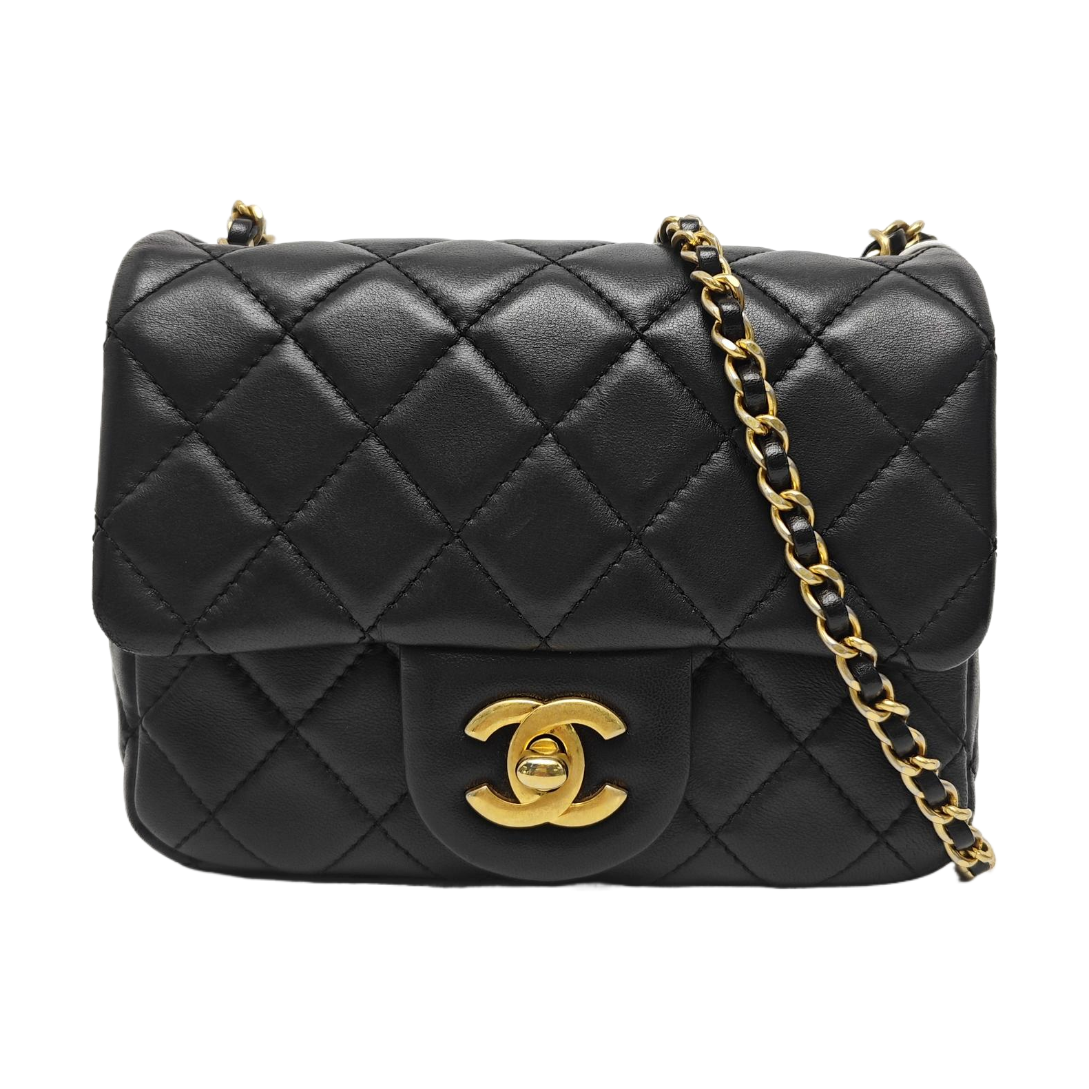 CLASSIC FLAP Mini Quilted Lambskin Black