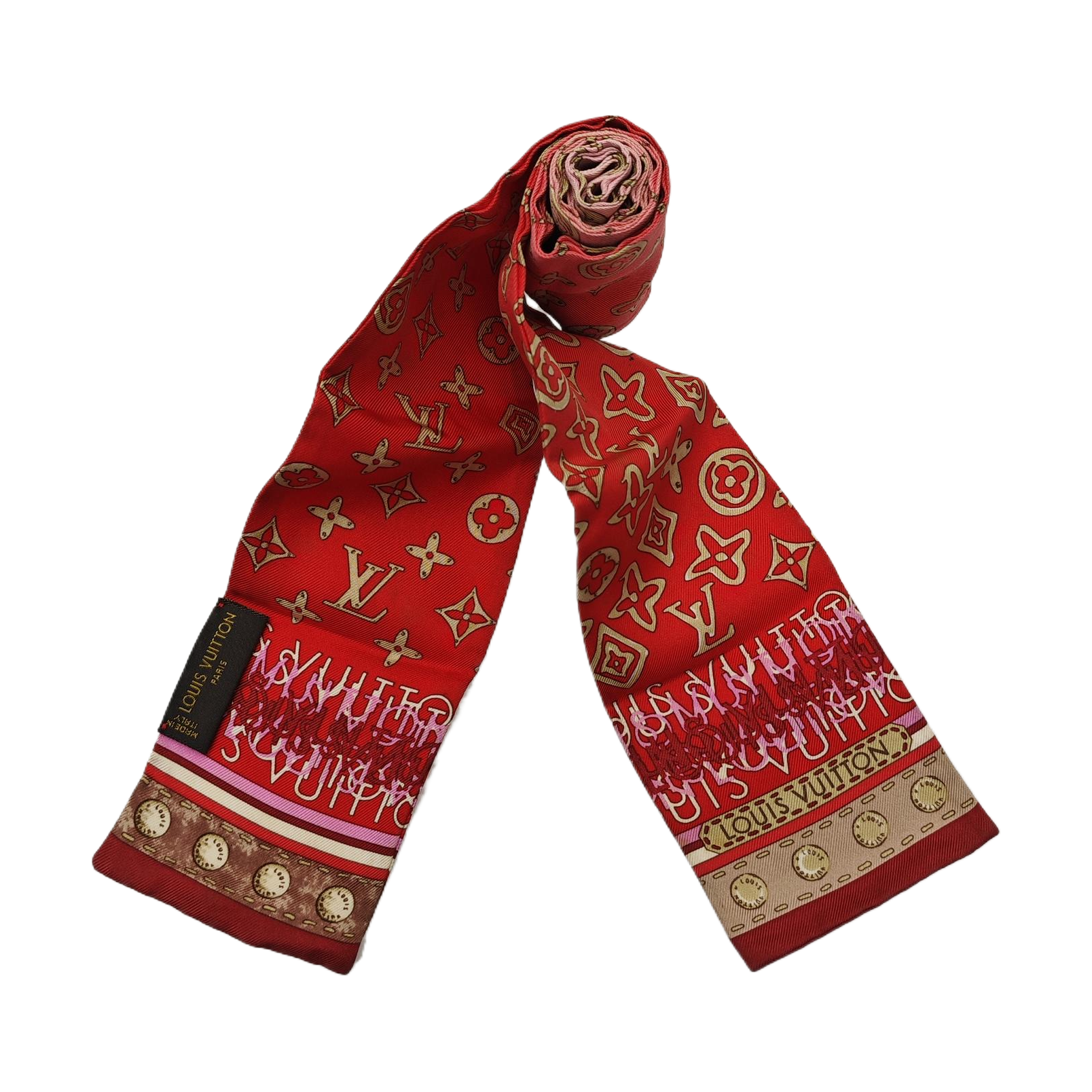 Mulberry Silk Silk Scarf Red