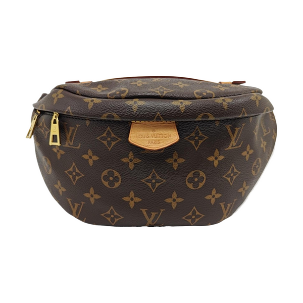 BUMBAG Monogram Coated Canvas Brown