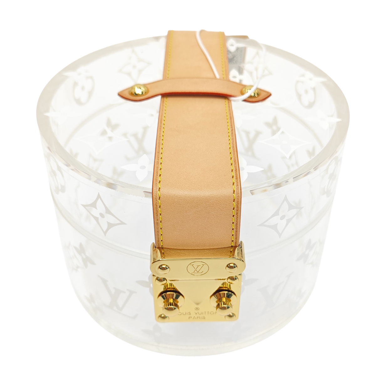 BOX SCOTT Monogram Plastic Clear