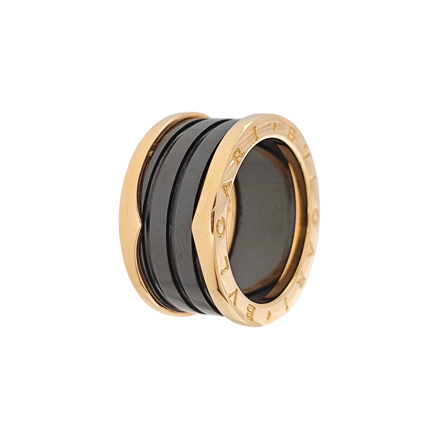 B.ZERO1 18k Rose Gold Ring EU 61