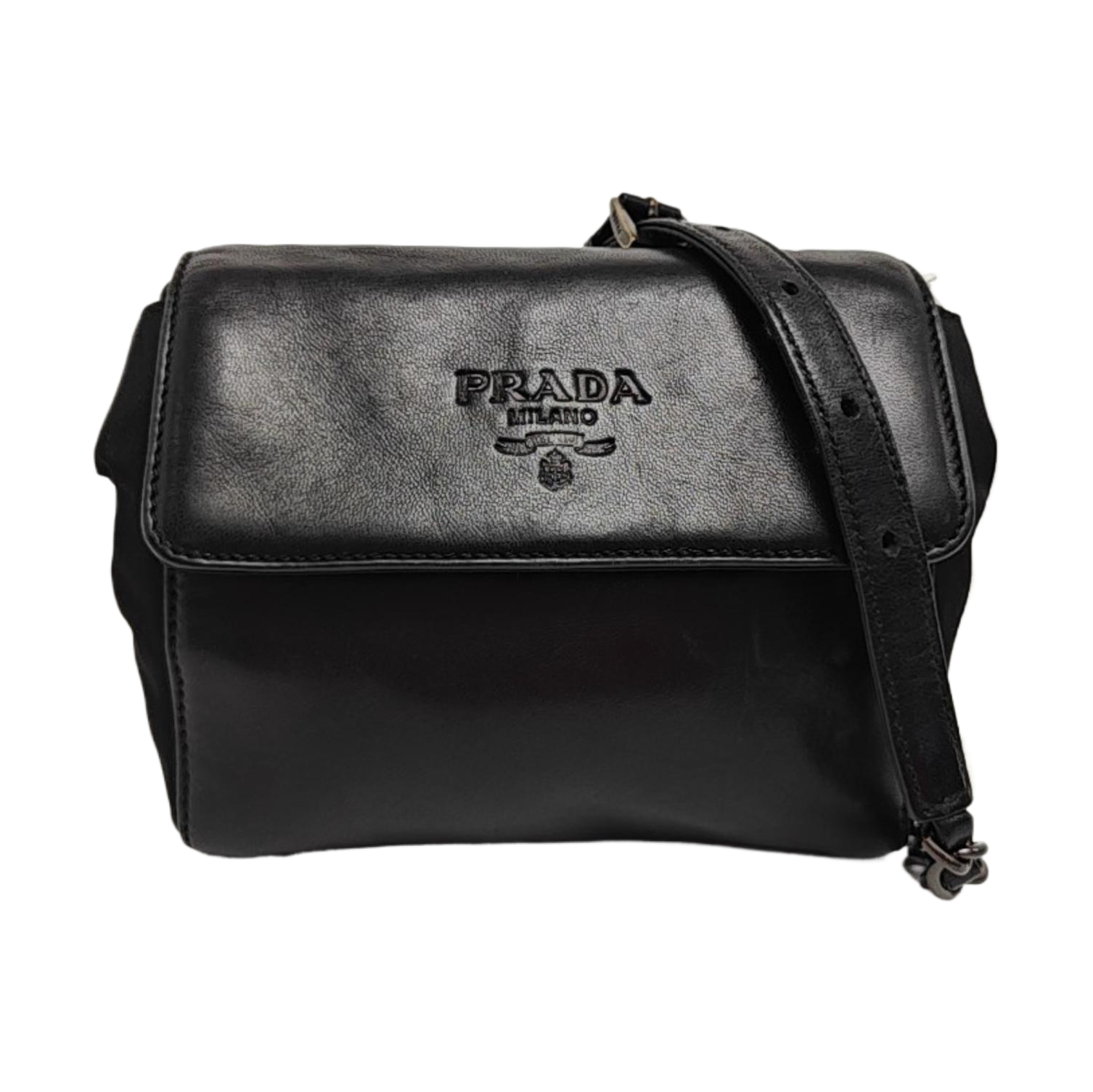 Lambskin Shoulder Bag Black