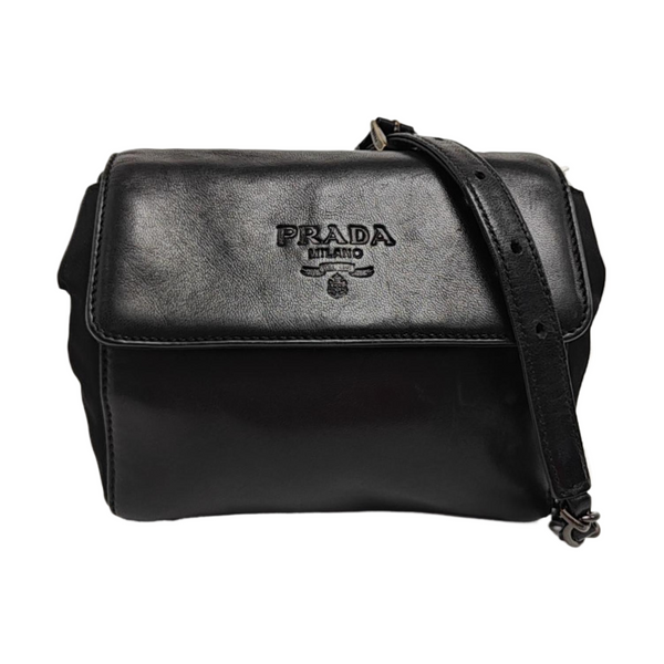 Lambskin Shoulder Bag Black