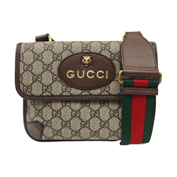 Neo Vintage Small Monogram Coated Canvas Beige