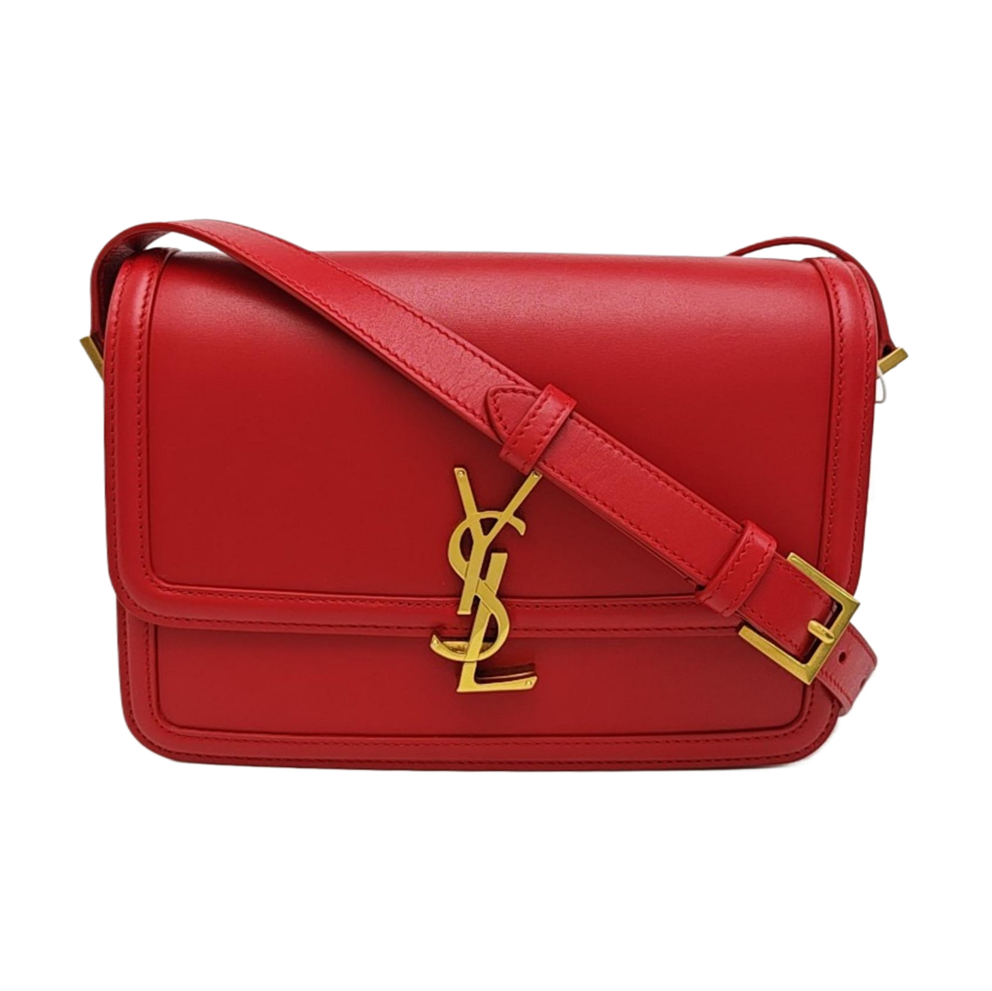 SOLFERINO Medium Calfskin Red