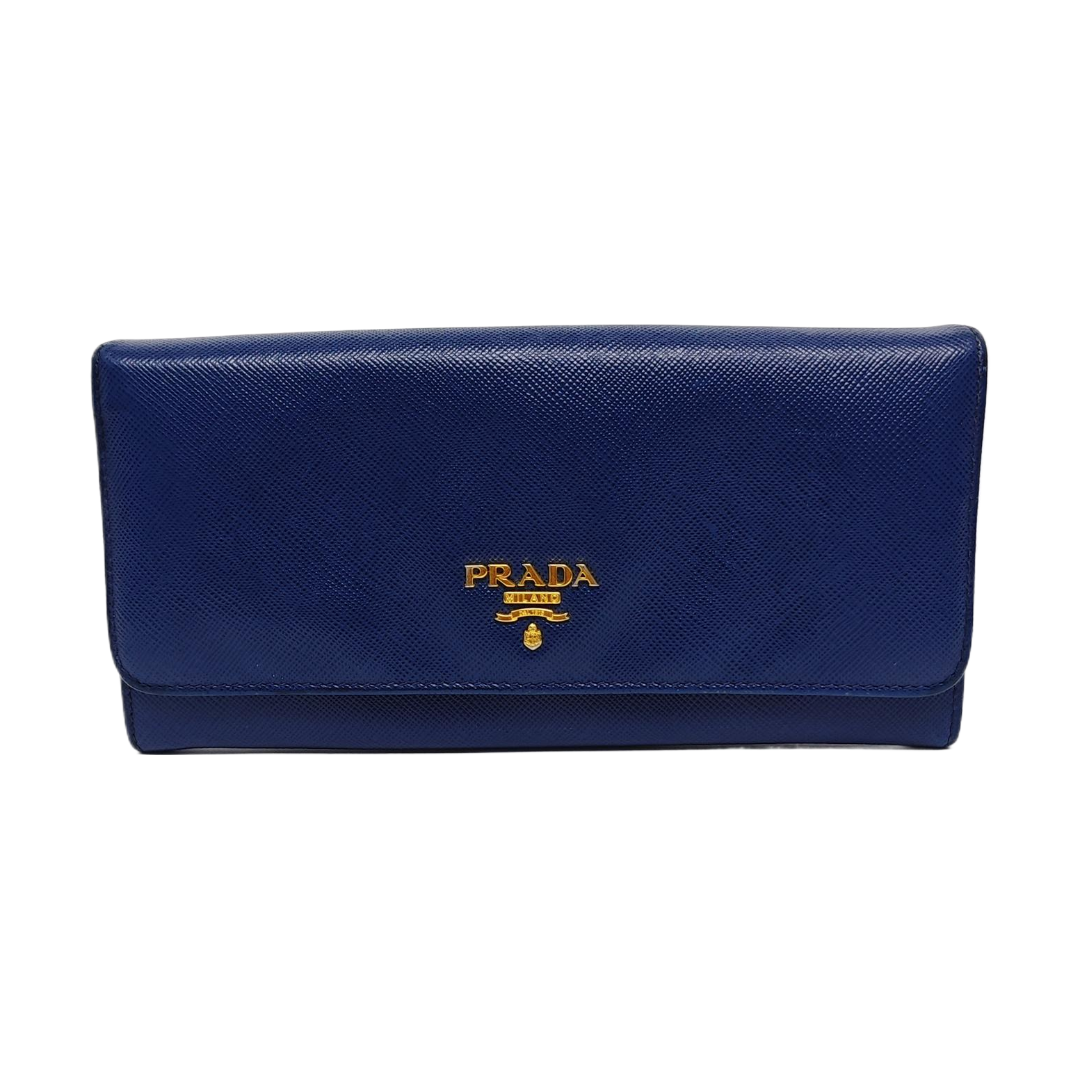 Mini Bag Saffiano Calfskin Blue Wallet