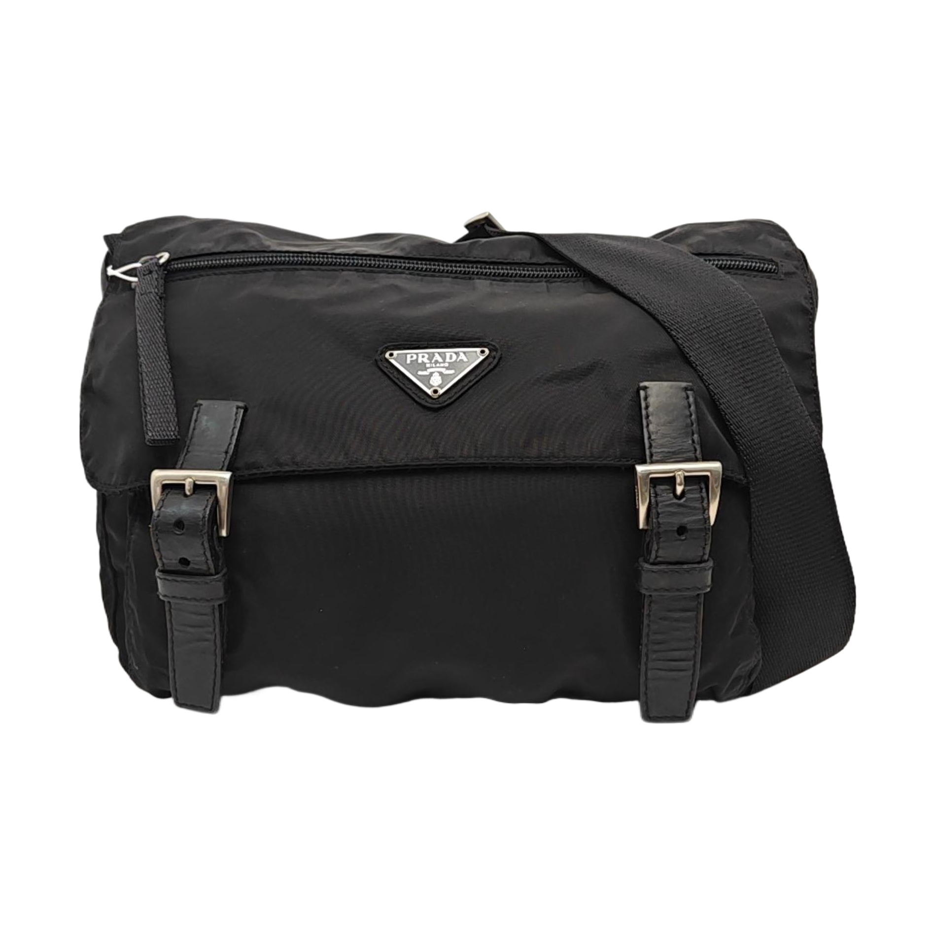 Vela Messenger Bag Nylon Black