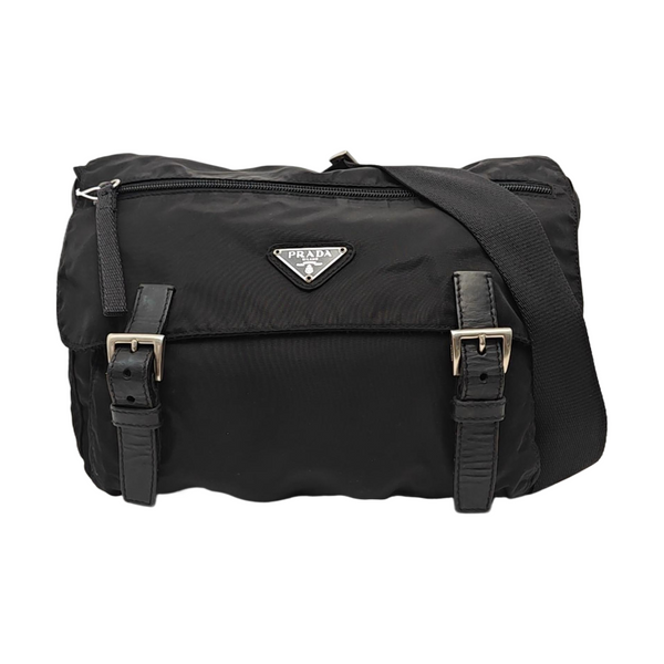 Vela Messenger Bag Nylon Black