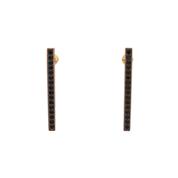 Stainless Steel Rose Gold Stud Earrings