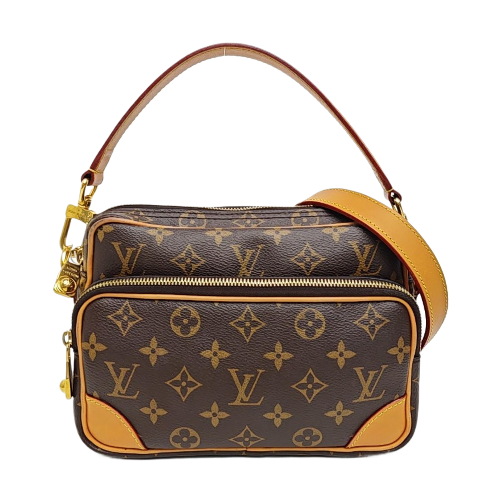 VINTAGE TROCADERO 23 Monogram Coated Canvas Brown
