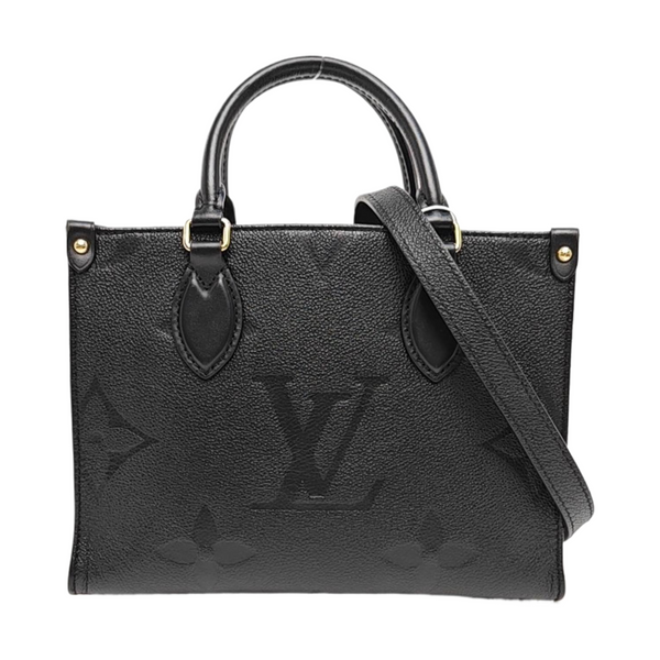 ONTHEGO PM Monogram Calfskin Black